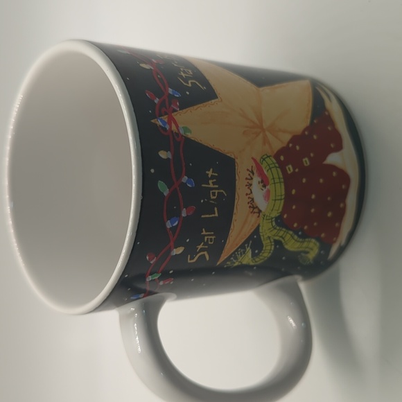 4 Ceramic Mugs tii Collections Winter Snowmen by Jo Moulton For Christmas - Picture 8 of 10